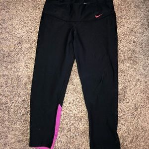 Nike leggings with detailed ends